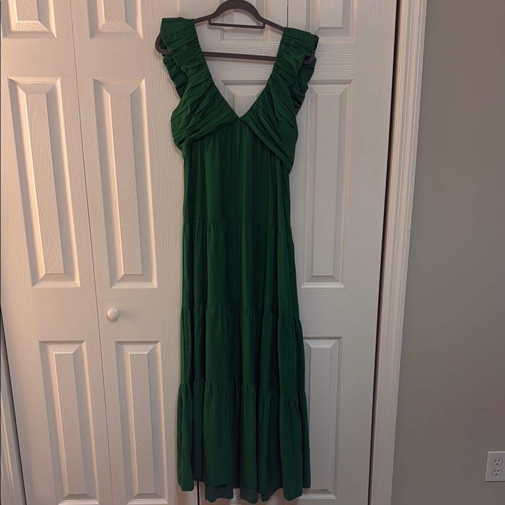 Jason Wu Green Maxi Dress - Picture 2 of 13